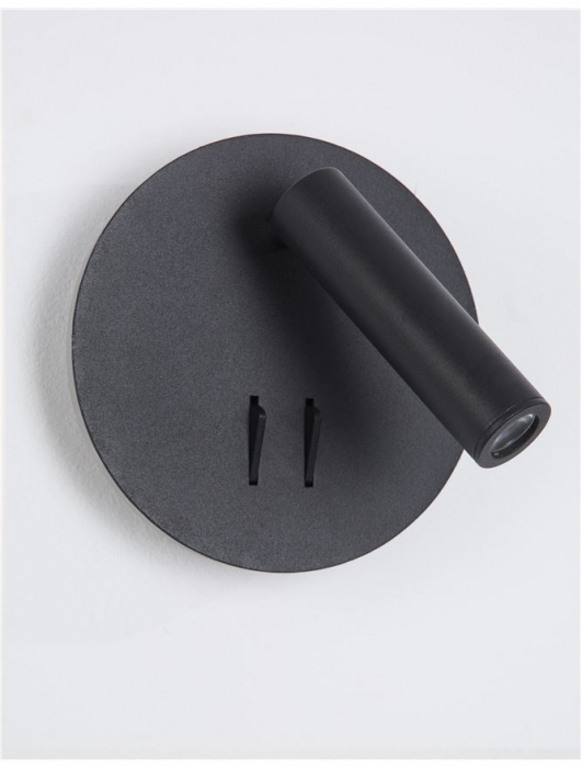 Aplica spot LED reglabil crom/alb Emmie, din metal, switch ON/OFF, lumina directa si indirecta, 9081222 - Novaluce [4]