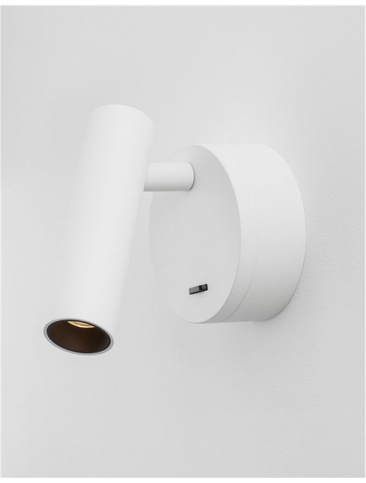Aplica spot LED reglabil negru/alb/auriu Karla, din metal, switch ON/OFF, 9030202 - Novaluce [13]