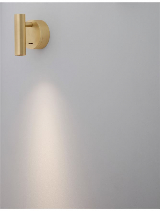 Aplica spot LED reglabil negru/alb/auriu Karla, din metal, switch ON/OFF, 9030202 - Novaluce [22]