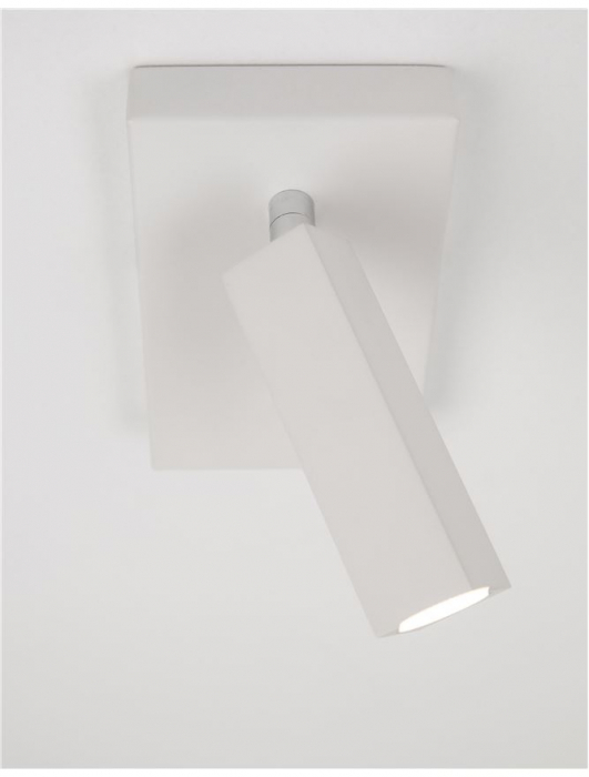 Aplica spot LED reglabil negru/alb Rupi, din metal, switch ON/OFF, 9081351 - Novaluce [7]