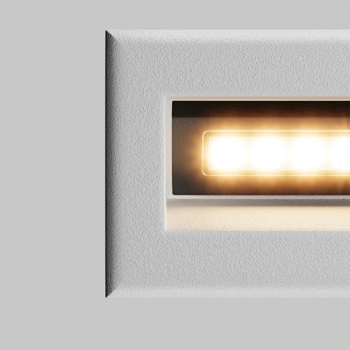 Aplica pentru scari LED Bosca O045SL-L3W3K, 3W, 250lm, lumina calda, IP65, alba, Maytoni [3]