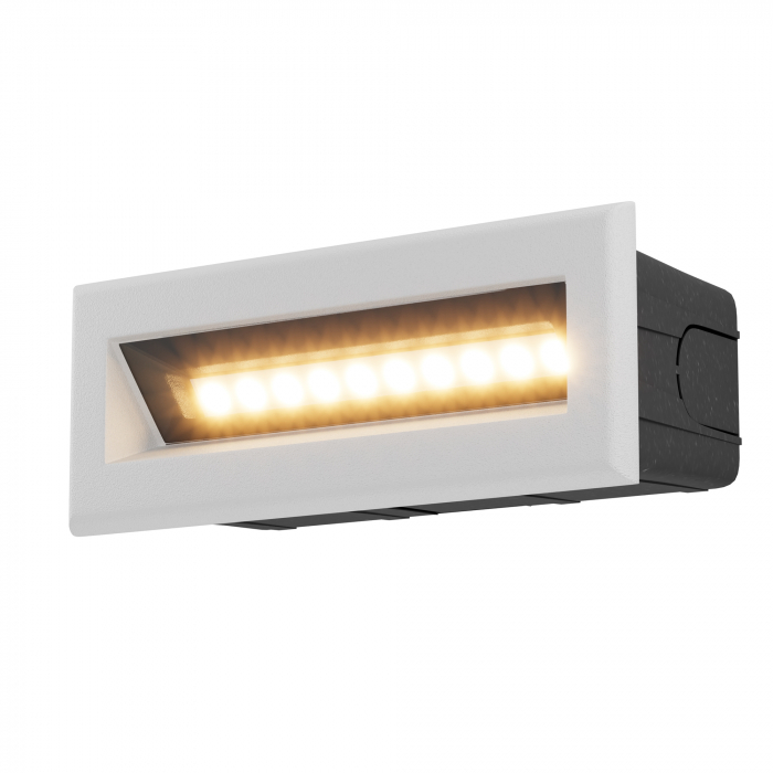 Aplica pentru scari LED Bosca O045SL-L5W3K, 5W, 400lm, lumina calda, IP65, alba, Maytoni [2]