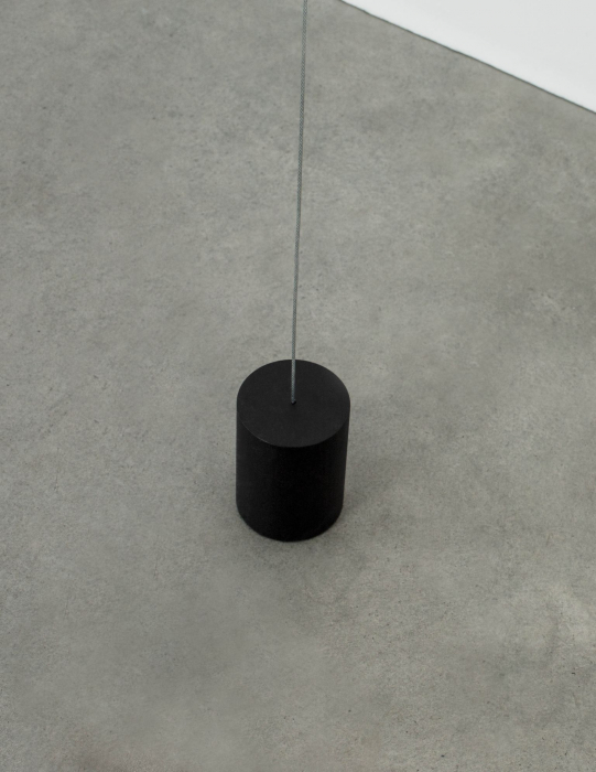 Aplica verticala incastrata podea-tavan Gohar neagra 120 cm stil minimalist, iluminare LED, 9088107 - Novaluce [4]