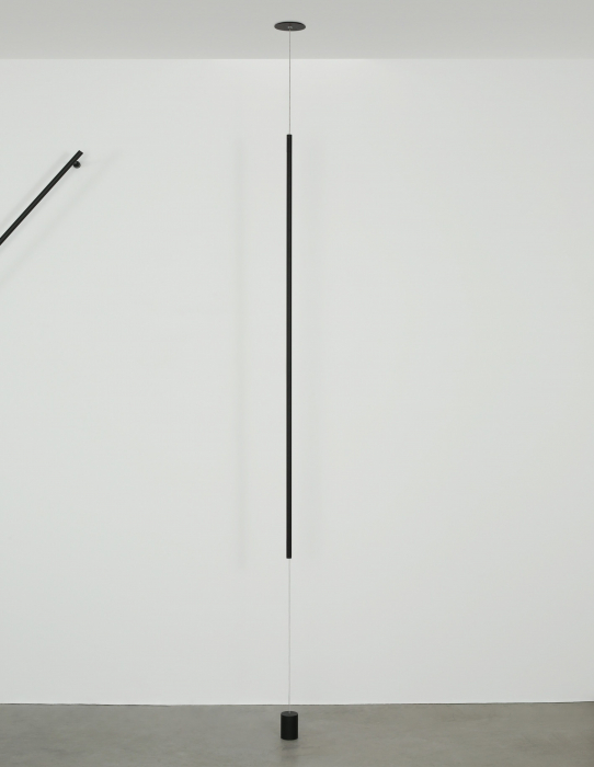 Aplica verticala incastrata podea-tavan Gohar neagra 120 cm stil minimalist, iluminare LED, 9088107 - Novaluce [5]