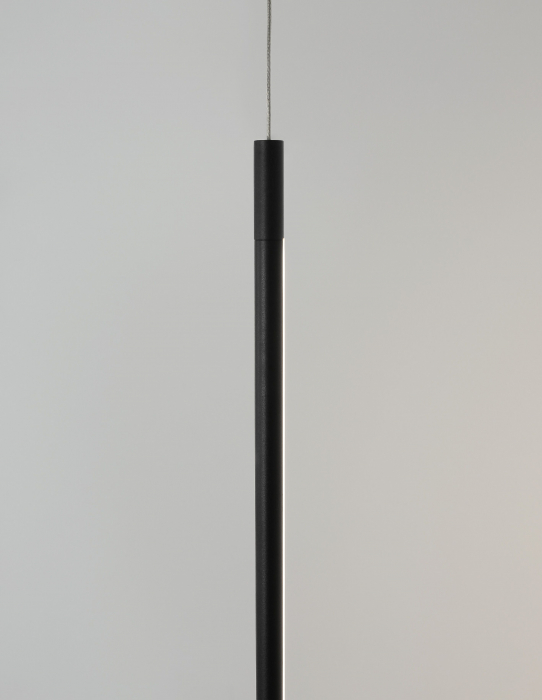 Aplica verticala incastrata podea-tavan Gohar neagra 120 cm stil minimalist, iluminare LED, 9088107 - Novaluce [2]