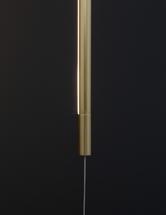 Aplica verticala podea-tavan aurie/neagra Gohar 120 cm stil minimalist, iluminare LED, 9088106 - Novaluce [4]