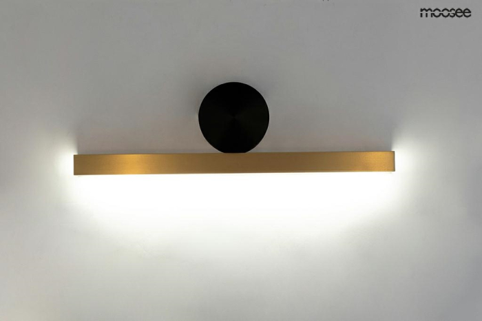 Aplică Wand 45x5x13 cm, Oțel Inoxidabil Auriu - Moosee [5]