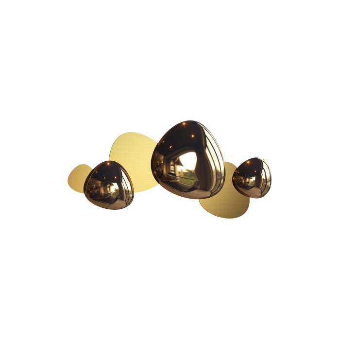 Aplice LED Jack-Stone MOD314WL-L13G3K, 13W, 550lm, lumina calda, IP20, aurie, Maytoni [3]
