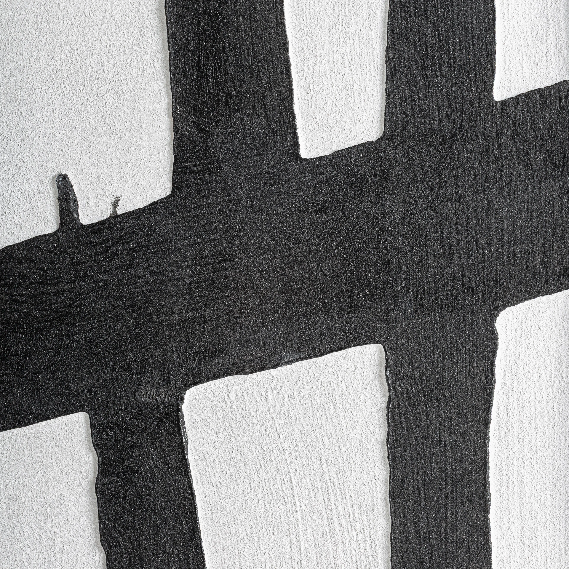 Arta de Perete Ezrah, Alb, 120x5x120 cm, Stil Contemporan - VicalHome 37980 [2]
