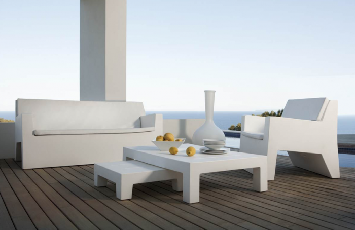 Banca gradina/terasa Jut 180x80x80 cm, polipropilena, diverse culori, 44402 - Vondom [4]