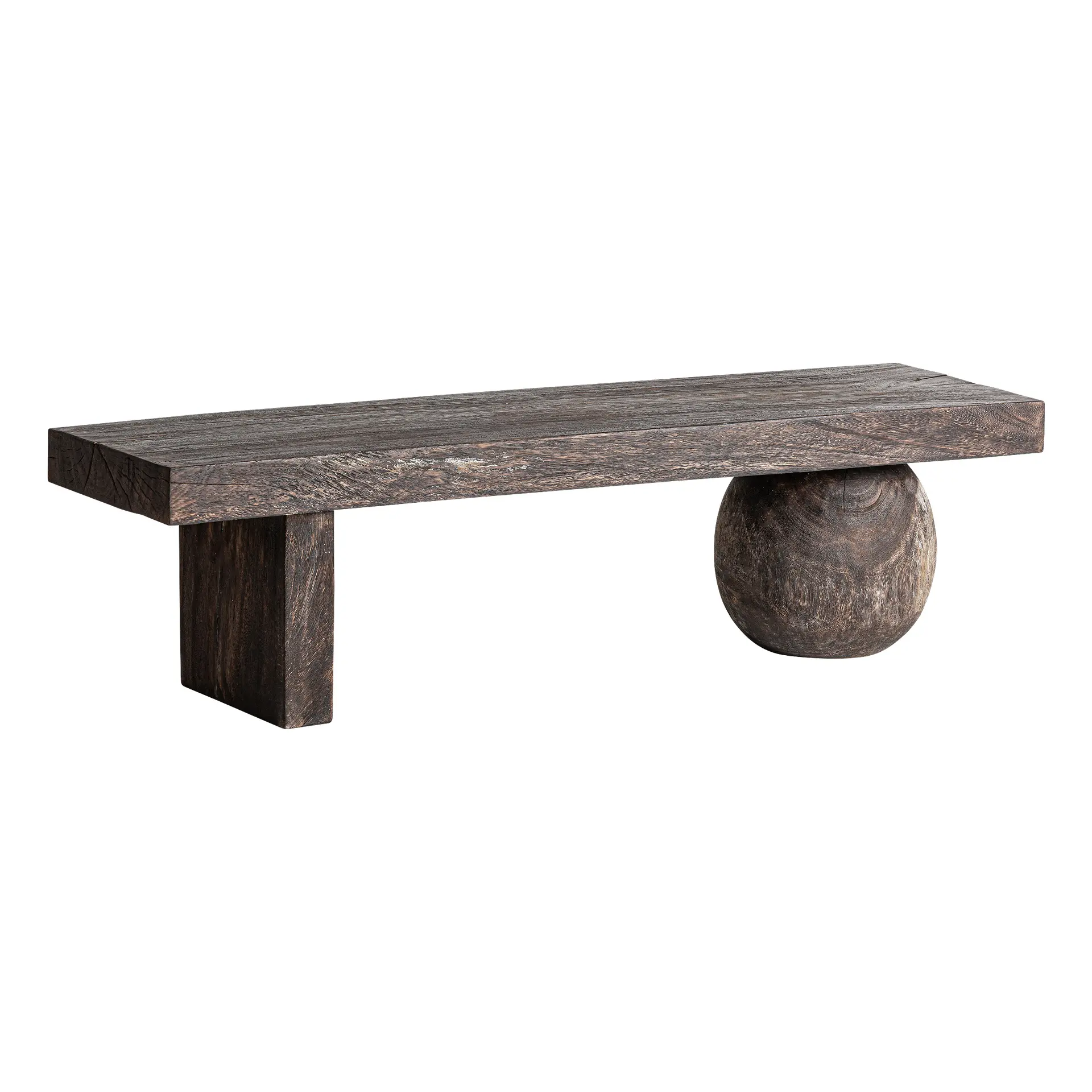 Banca Laoel 150x40x41 cm, Lemn de Suar Maro - VicalHome VicalHome 38664 [2]