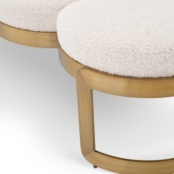   Bancă Newport bouclé crem 117849 EICHHOLTZ [4]