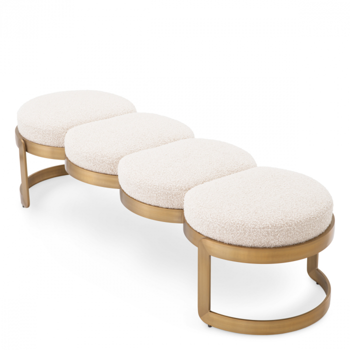   Bancă Newport bouclé crem 117849 EICHHOLTZ [3]