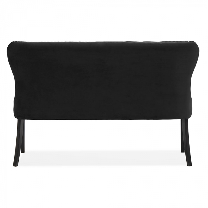 Banca personalizabila Madeline, 140 cm, cu spatar, picioare lemn, MADABE14GR1XXXP - Atreve [8]