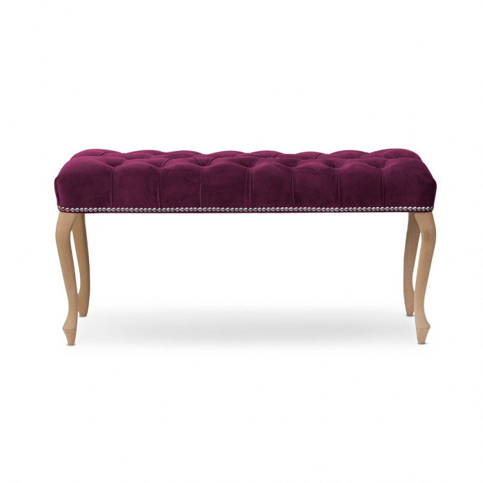 Banca personalizabila Reta, 120 cm, picioare lemn stil Ludwik, INGRBL12GR1XXXP - Atreve [3]