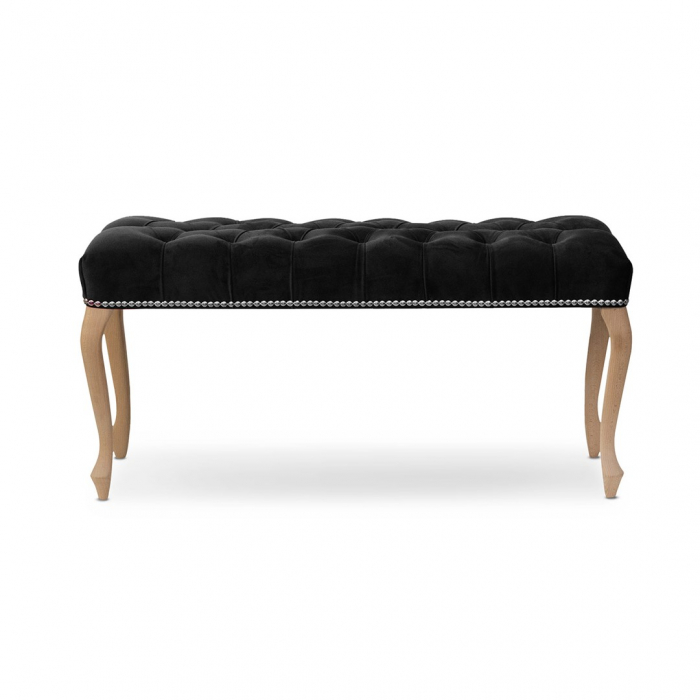 Banca personalizabila Reta, 120 cm, picioare lemn stil Ludwik, INGRBL12GR1XXXP - Atreve [4]