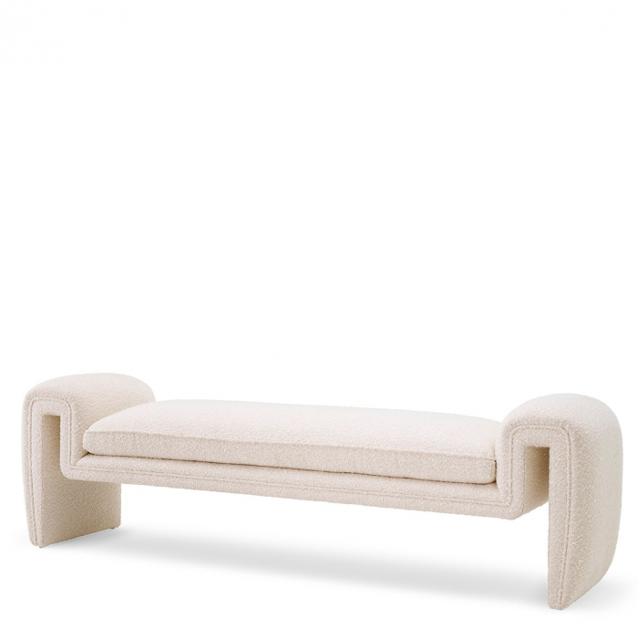   Bancă Tondo L bouclé crem 116480 EICHHOLTZ [1]