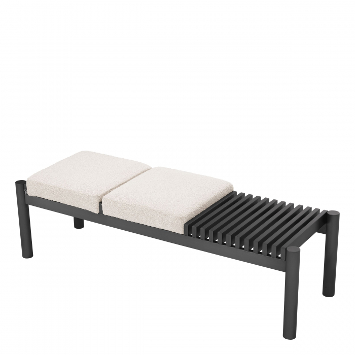   Bancă Bibi finisaj alamă periată bouclé crem 115269 EICHHOLTZ [7]