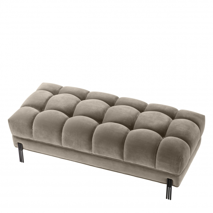   Bancă Sienna savona greige catifea 113389 EICHHOLTZ [3]