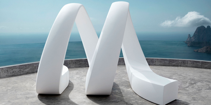Bancuta modulara LED AND 133x65x47 cm, 60006 - Vondom [2]
