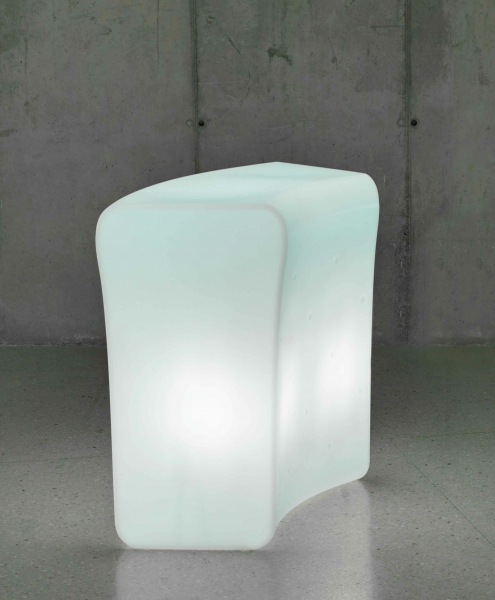 Bar alb cu iluminare LED Mave 120x110 cm, MOBBZ120OFNW - King [2]