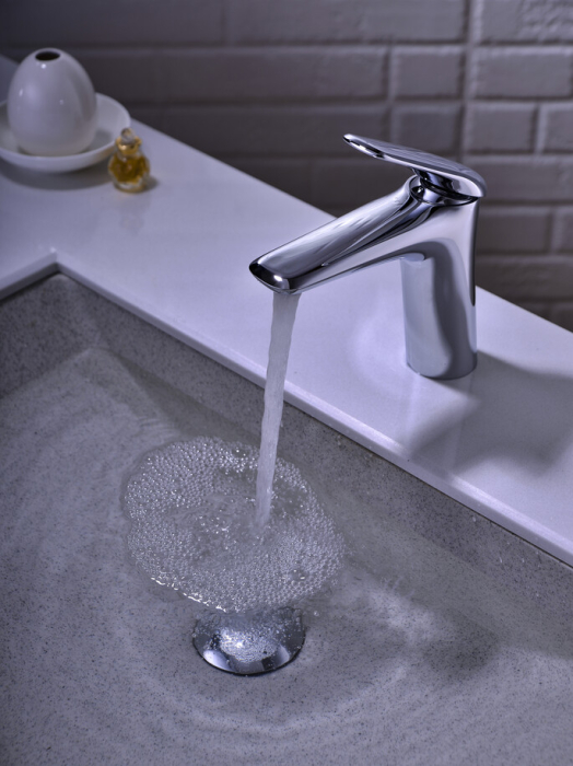 Baterie baie lavoar NIAGARA argintie COMAD [8]