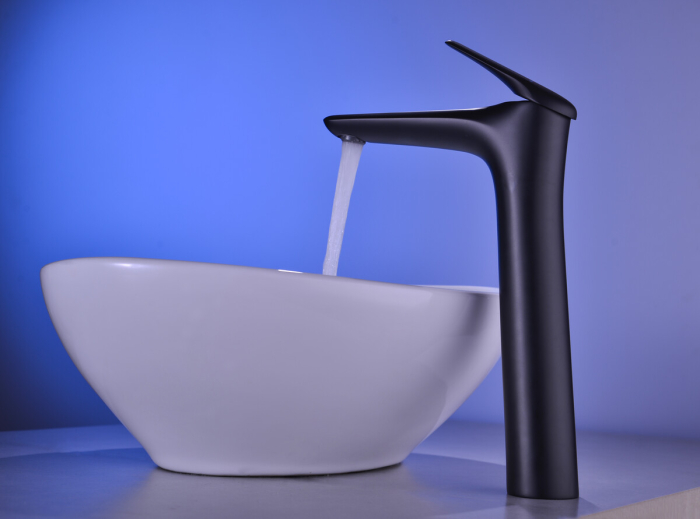 Baterie inalta pentru blat baie, negru mat COMAD [4]