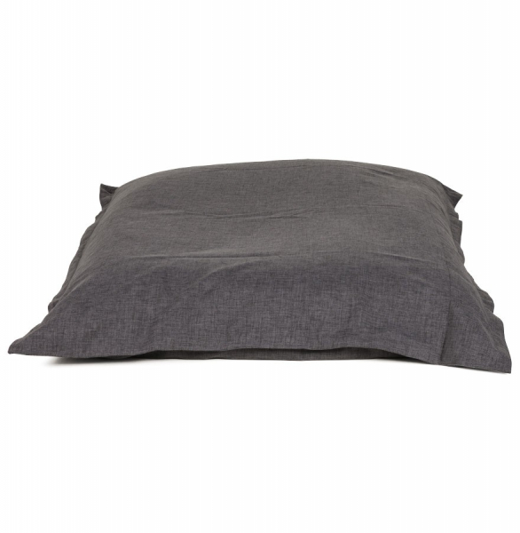 Beanbag (puf) de design gri inchis ZAK 175x135 cm material textil, LS00680DG - Kokoon [6]