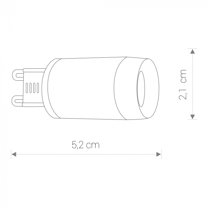 Bec BULB LENS LED, G9, 3W 9173 Nowodvorski [3]