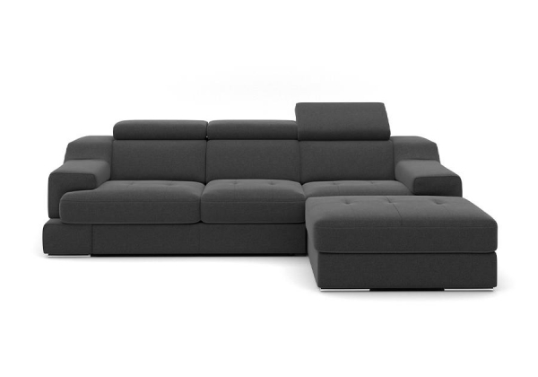 Coltar extensibil modern Belluno 277x175 cm, tapiterie personalizabila , BELLUNO 277 ST A1 - Gala Collezione [2]