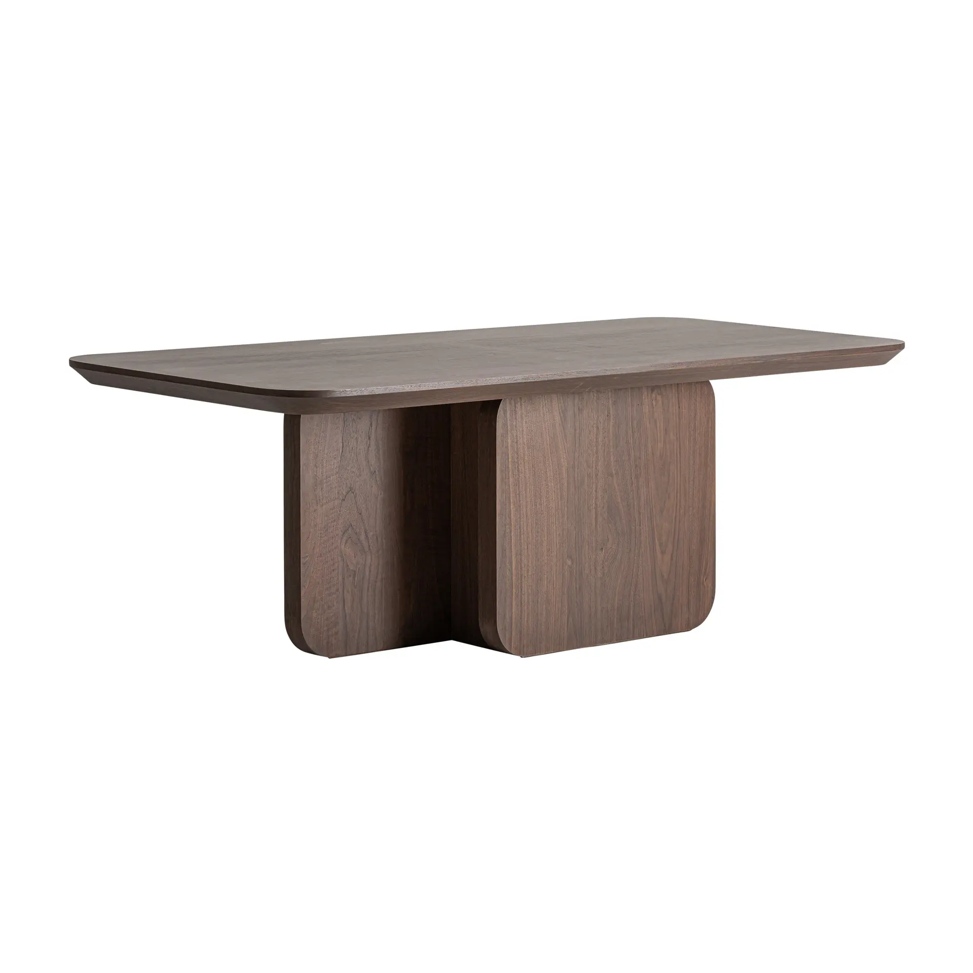Biascar Masa de Dining 220x100x78 cm, Lemn de Stejar Nuc - VicalHome VicalHome 38825 [2]