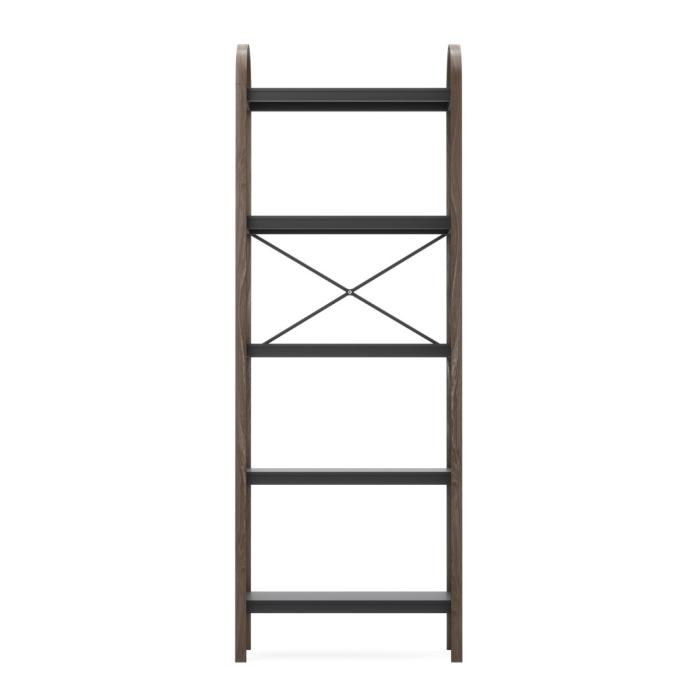 Bibliotecă din Prawdziwe Lemn Negru Nuc, 61x26x170cm, Umbra 1016840-048 [2]