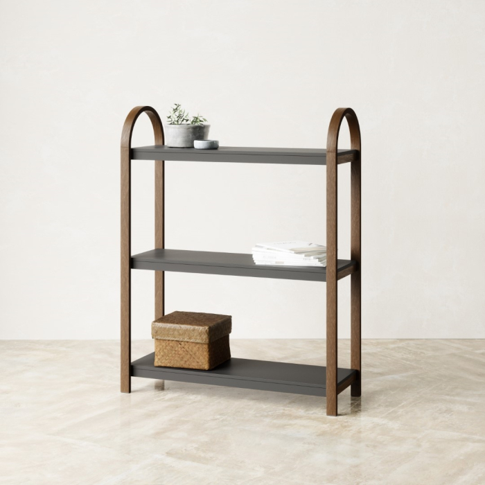 Bibliotecă Negru Nuc, 72x25x90cm, Umbra 1016838-048 [4]