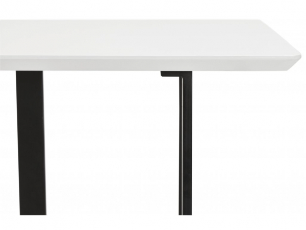 Birou premium MDF alb Maral 150x70 cm, picioare negre metal, stil modern, OT00710WH - Kokoon [5]