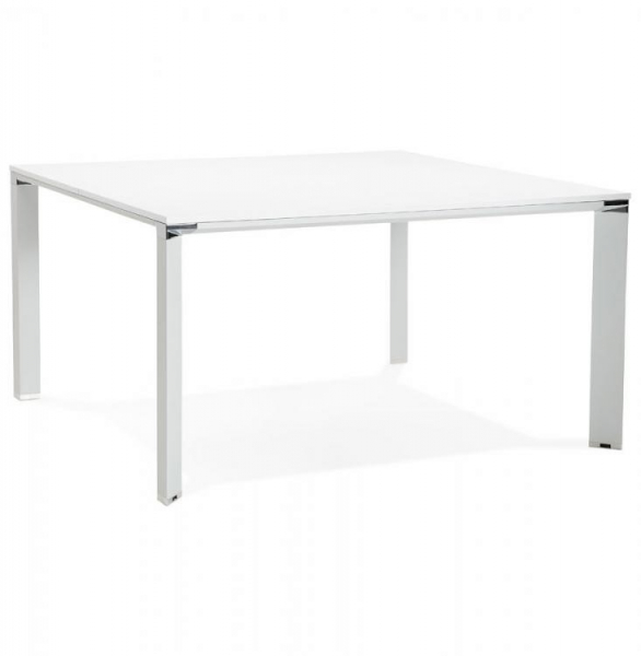 Birou bench alb Raven 140x140 cm, OT00510WH - Kokoon [5]