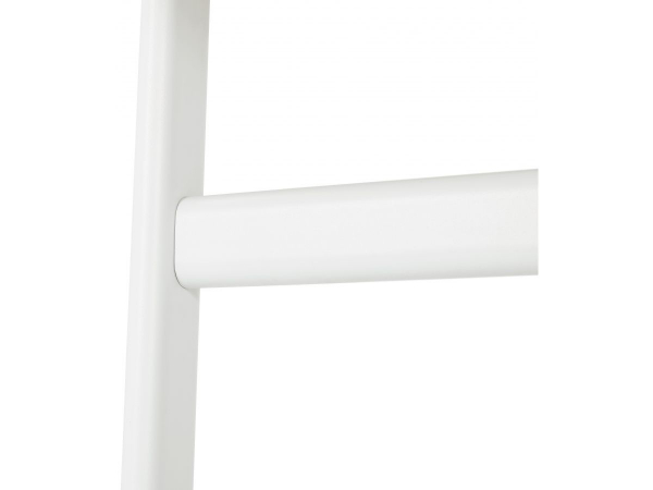 Birou cu blat lemn nuc Ovid 160x80 cm, picioare albe metal, OT00810WAWH - Kokoon [7]