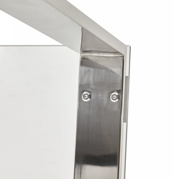 Birou premium Vitro 160x80 cm sticla transparenta securizata, picioare otel, OT00250CL - Kokoon [10]