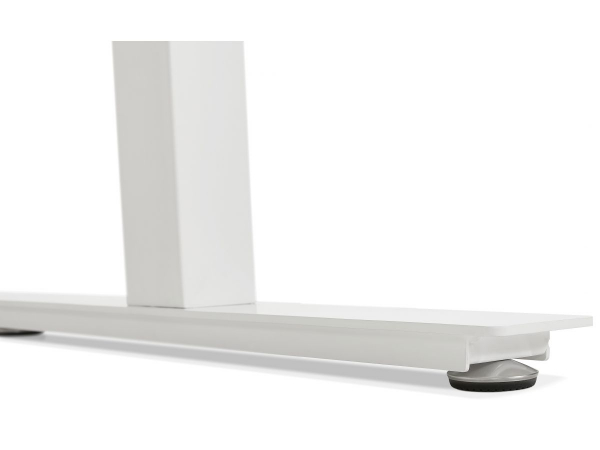 Birou electric alb Valko cu inaltime reglabila, 160x80 cm, picioare albe, OT01200WHWH - Kokoon [7]