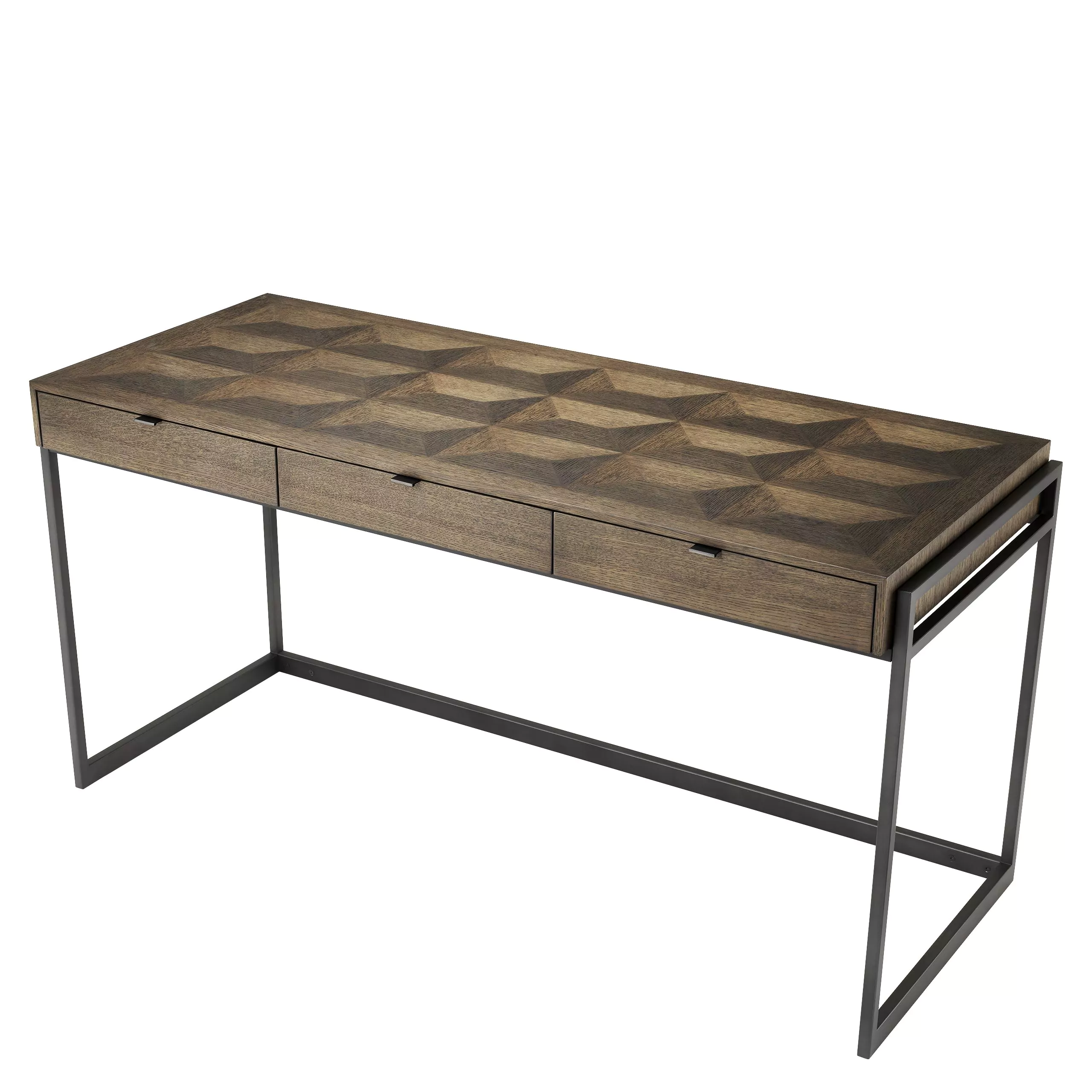 Birou Gregorio maro 150x60 cm, MDF cu furnir de stejar | Eichholtz - 112008 [3]