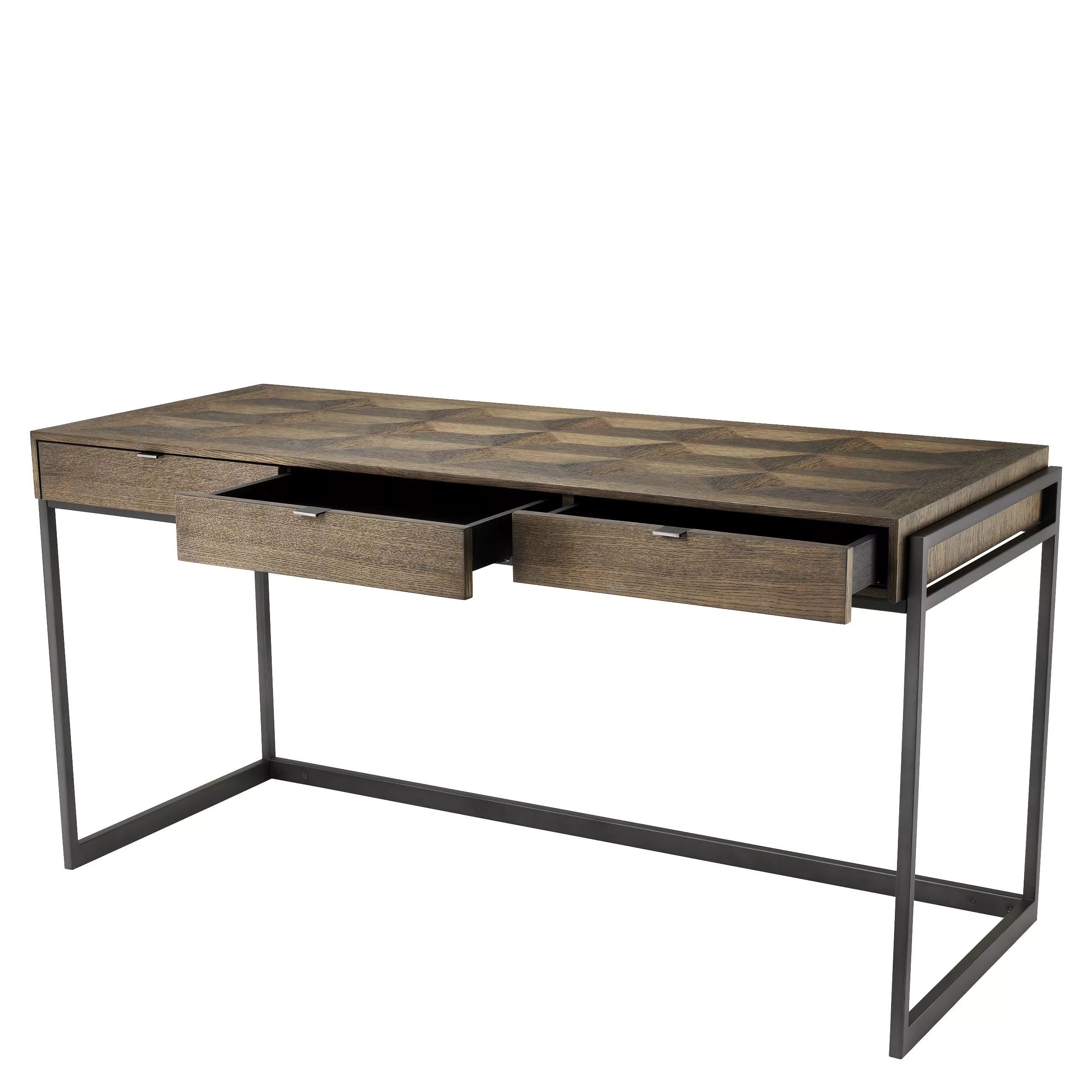 Birou Gregorio maro 150x60 cm, MDF cu furnir de stejar | Eichholtz - 112008 [2]