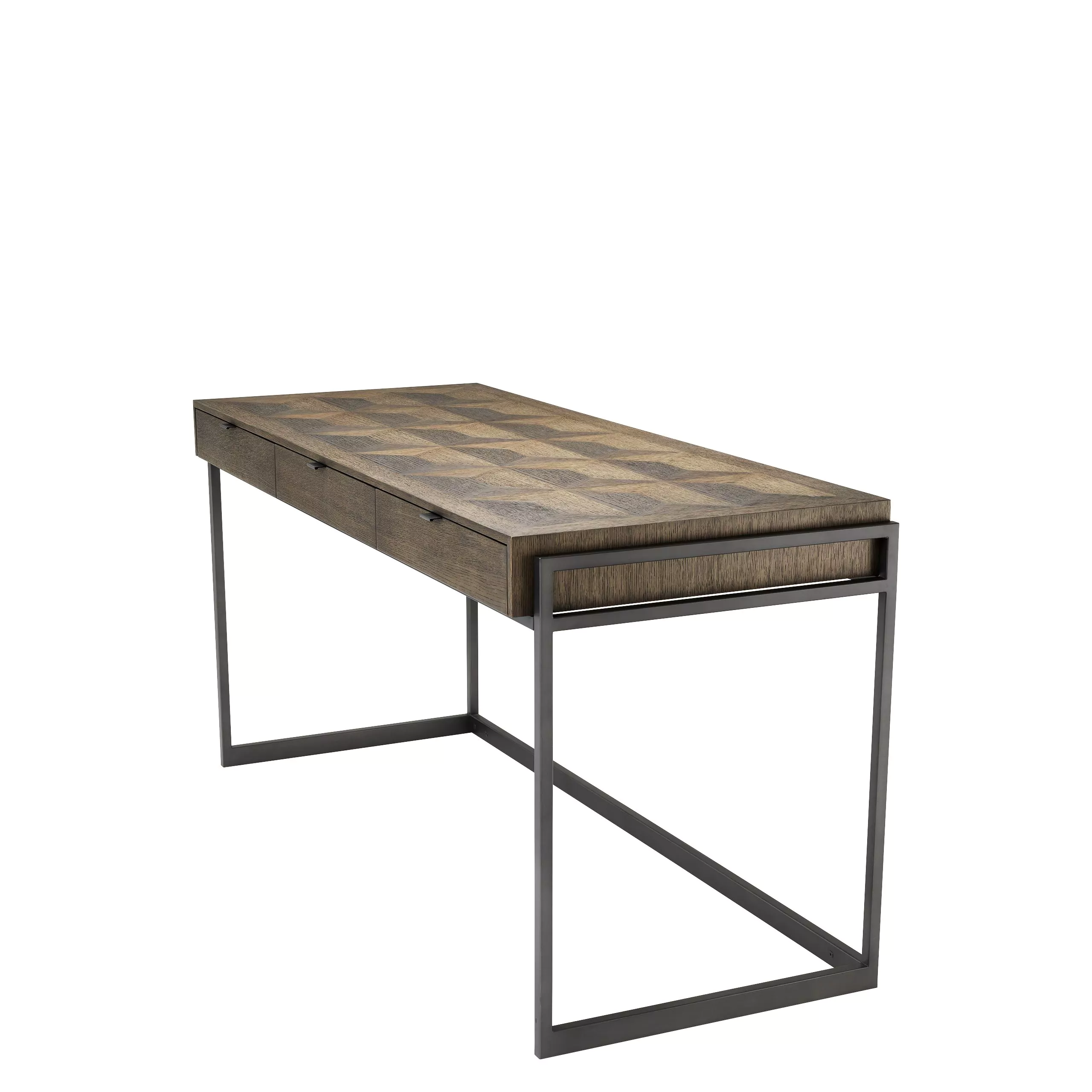 Birou Gregorio maro 150x60 cm, MDF cu furnir de stejar | Eichholtz - 112008 [4]