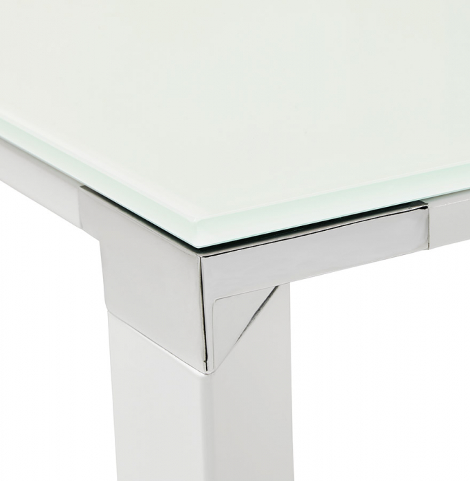 BIROU MANAGERIAL ALB WARNER III ALB 200X100 CM, STICLA SECURIZATA, PICIOARE ALBE OTEL,  OT01240WHWH - KOKOON [4]