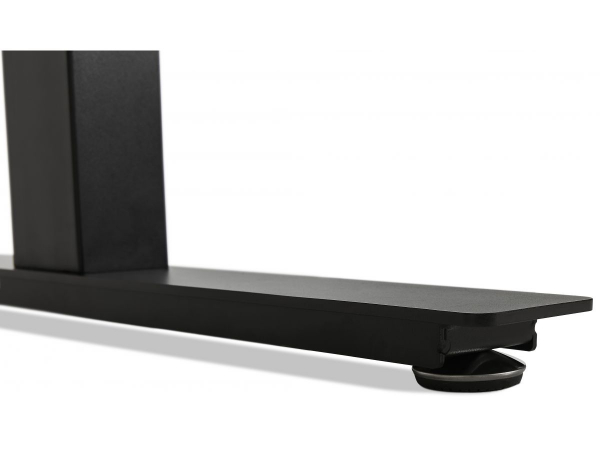 Birou negru electric Valko cu inaltime reglabila, 160x80 cm, picioare negre, OT01140BLBL - Kokoon [6]
