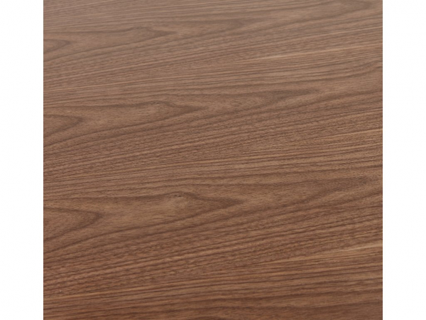 Birou premium MDF nuc Maral 180x90 cm, picioare negre metal, stil modern, OT00740WA - Kokoon [5]