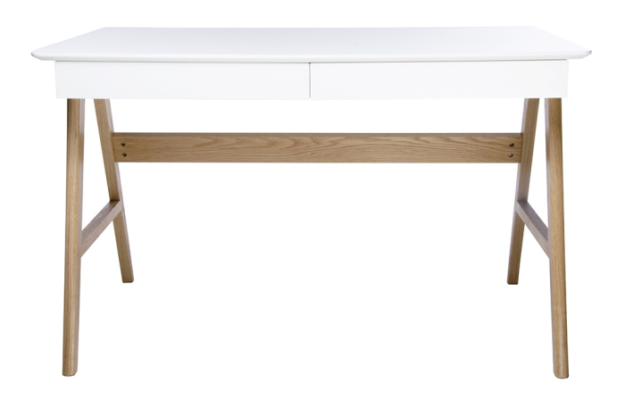 Birou Riva 120x70x75 cm, MDF Alb Mat - King Home [3]