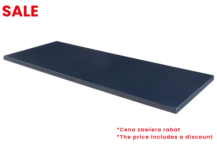 Blat 160 cm x 46 cm x 2.5 cm, Indigo Albastru, MDF / Folie PVC - COMAD [1]