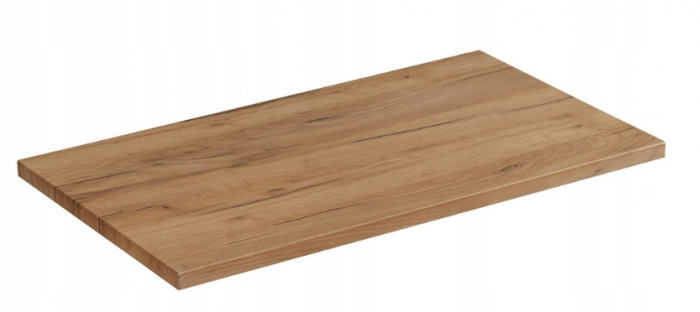 Blat baie, diferite dimensiuni, MDF finisaj stejar, pentru masti de baie cu lavoar aplicat, gama Capri (Cosmos/Oak/White), COMAD [3]
