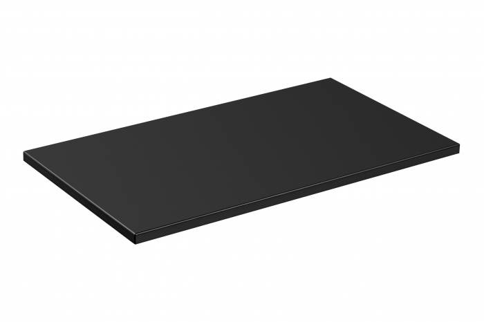 Blat baie pentru masca cu lavoar aplicat, diferite dimensiuni, MDF negru, gama Adel Black COMAD [2]
