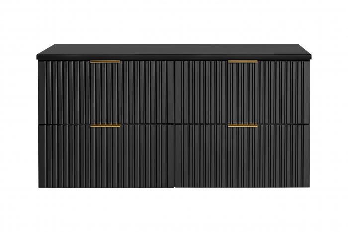Blat baie diferite dimensiuni, MDF negru, pentru mastile de baie cu lavoar aplicat, gama Adel Black COMAD [4]