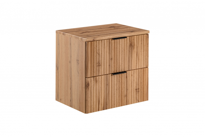 Blat baie, diferite dimensiuni, MDF culoare stejar, pentru mastile de baie cu lavoar aplicat, gama Adel, COMAD [4]